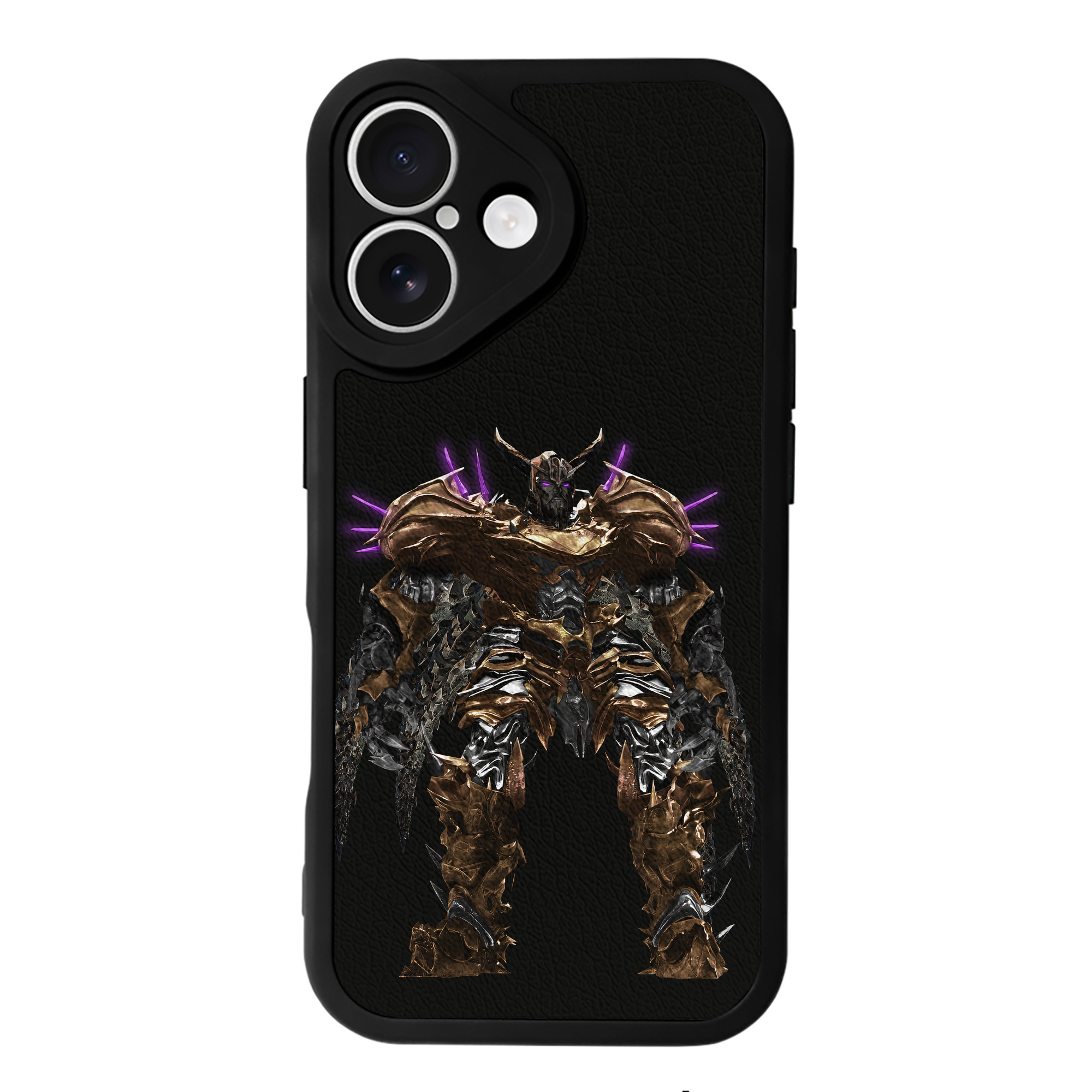 （画像用） Transformers トランスフォーマー 【iPhone 16シリーズ対応】シリコンスマホケース（レザー調） 材質：シリコン